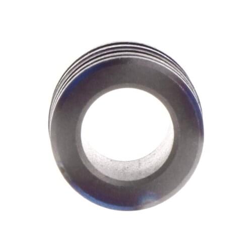 Large Outdoor EDC Titanium Alloy TC4 Knife Bead Lanyard Paracord Rope Pendant Y51D