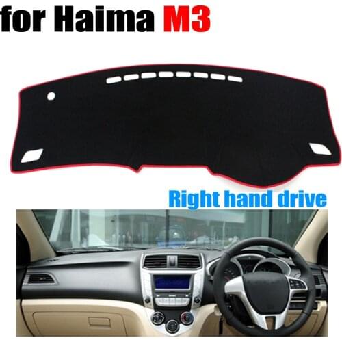 FUWAYDA Car dashboard covers for Haima M3 all the years Right hand drive dashmat pad dash cover auto dashboard accessories