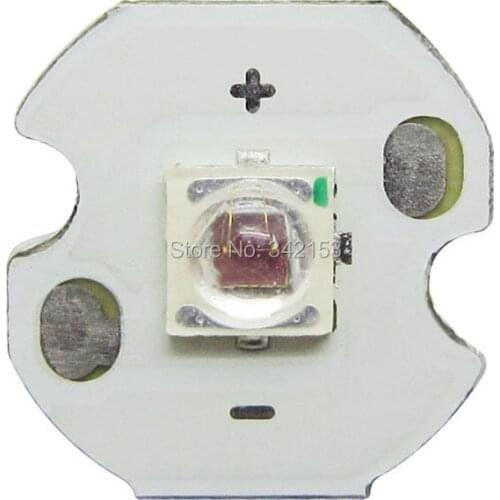 3W Epileds Deep Red 660NM Led Emitter Lamp Light On 12MM PCB Board For DIY Plant Grow Led Bulb Lamp Lighting 20PCS/LOT