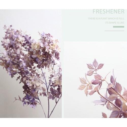 Maple leaf artificial flowers decoration salon gift box wedding decor flores artificiales birthday party decorations home Decor