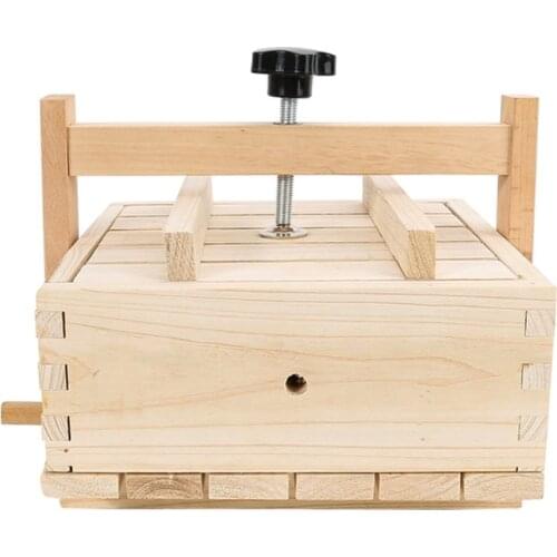 Multifunction Manual Tofu Cheese Maker Press Natural Wooden Durable Easy to Assemble for Home Tofu DIY Home-made Tools