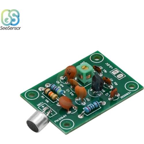 FM Transmitter Module Mini Wireless Microphone Ham Radio Frequency PCB Board 91-103MHz DC 3V-5V