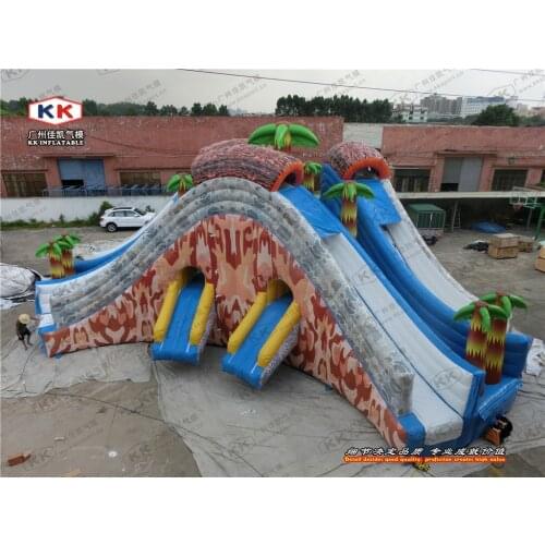 Commercial Summer Resort adults biggest inflatable water slide for adventure