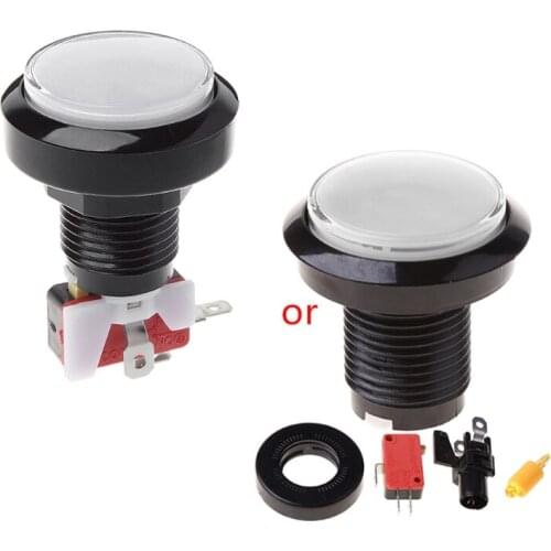 2021 New New 45mm Push Arcade Button 12V Power LED Lit Round Micro Switch Vending Machine