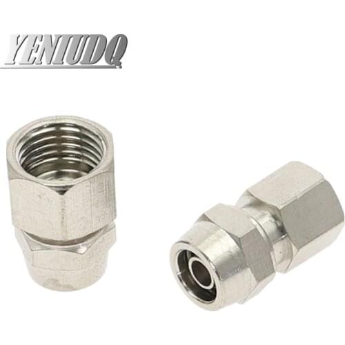 Pneumatic Fast twist Fittings 4~12mm OD Tube to 1/8" 1/4" 3/8" 1/2" BSP Female Thread Air Hose Quick Joint Coupler Connector