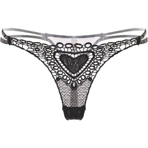 Sexy Erotic Lingerie Lace Thongs Underwear Porn Briefs Ladies Shorts Transparent Temptation Women Floral Embroidery Mesh Panties