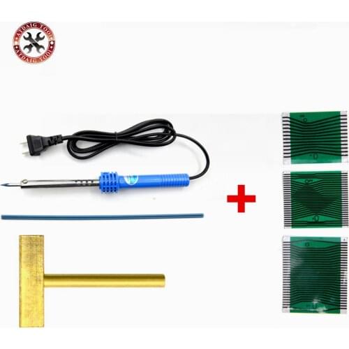 T-Tip Soldering Iron + For MB W210 W202 W208 Cluster Ribbon Cable 3pcs/lot For Benz Dead Pixel LCD Repair