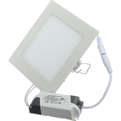 AC85-265V 12W Recessed LED Ceiling light Square LED Panel Light 170mm*170mm Warm White/Natural White/Cold White CE&RoHS DHL Free