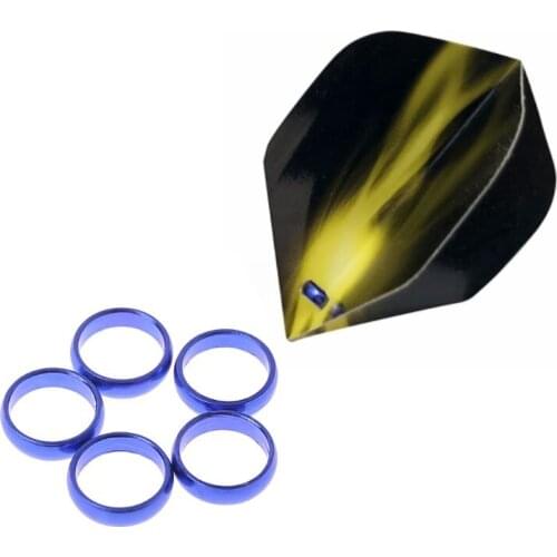 5 Pcs Aluminum Alloy Mini Darts Flights Protectors Rings Savers 0.01g Ultra Lightweight Darts Accessories Drop Ship