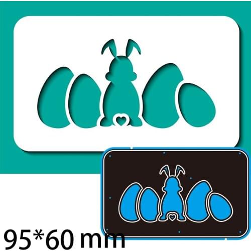 95*60mm EASTER EGGS Metal cutting Dies Craft Embossing Scrapbooking paper craft Greeting Card