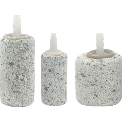 Bubble Stone Aerator For Aquarium Fish Tank Pump Cylindrical Bubble Stone Hydroponic Oxygen Mini Air Pump Accessories