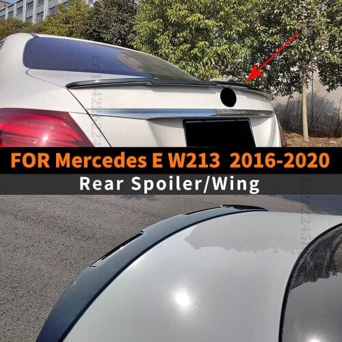 Roof Rear Spoiler Wing Tuning Accessories Racing Boot Lip Refit Decoration For Mercedes Benz E W213 2016 2017 2018 2019 2020