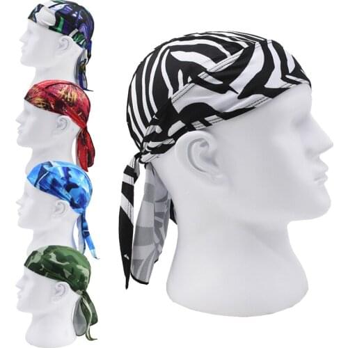 Quick Dry Cycling Cap Head Scarf Summer Men Running Riding Bandana Headscarf Ciclismo Pirate Cap Headband Men Head Scarf