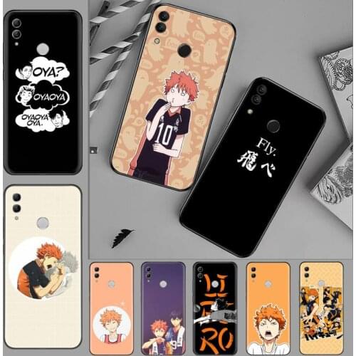 Haikyuu poster volleyball anime Phone Case For Huawei Honor 7C 7A 8X 8A 9 10 10i Lite 20 NOVA 3i 3e coque shell funda hull