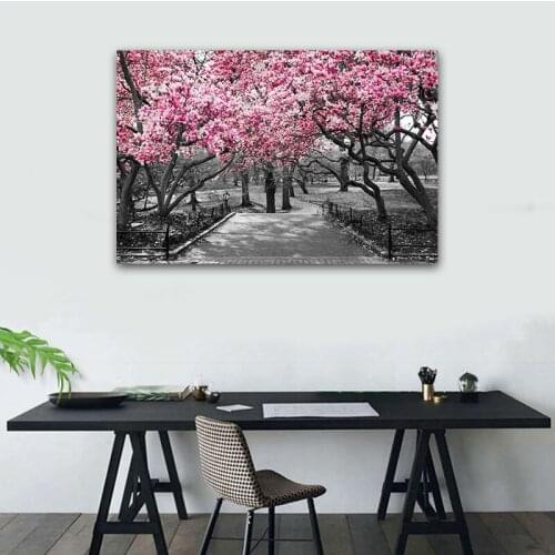 GOODECOR Landscape Canvas Painting Home Decor Wall art Spray Painting Pictures decoration for Living Room