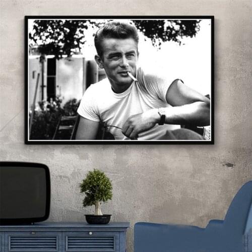 James Dean Movie Actor Art Posters And Prints Canvas Painting Wall Pictures For Living Room Vintage Decorative Home Decor Quadro
