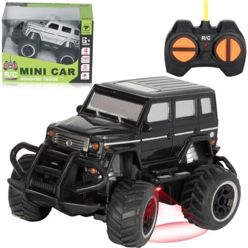 1:43 RC Diecast Vehicle RC Off-road Monster Car Rock Crawler Toy Buggy Car Electronic Vehicle Model Toy Gifts--14 x 8.5 x 7.5cm