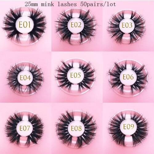 Mikiwi 25mm wholesale false eyelashes 3DREAL MINK luxury lashes custom packing label makeup dramatic long fluffy handmade lashes