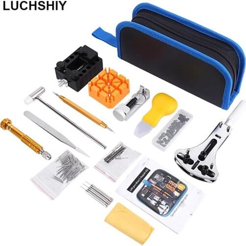 Watch Repair Tool Kit Watch Link Pin Remover Opener Spring Bar Remover Watch Battery Replacement Watchmaker Tools Set Hand Tool