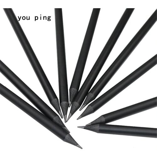 12pcs Set Black Standard Pencils Diamond Pencil Drawing Supplies Pencils For wood Material Office School stationery
