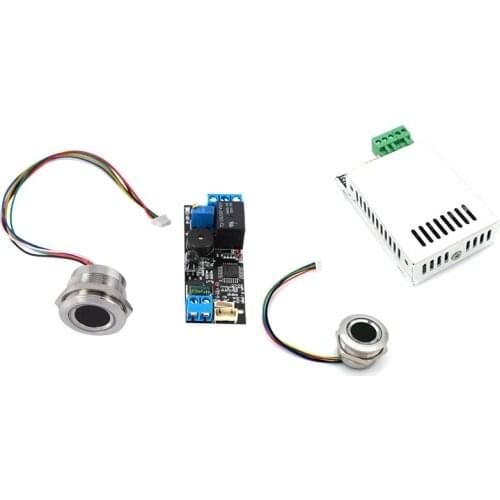 1 Set K202 DC12V Fingerprint Control Board + R503 Fingerprint Module & 1 Set K216+R503 Fingerprint Module Controller