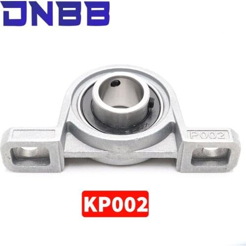 KP002 1PC Horizontal Vertical Bearing Lead Screw Support Mounted Ball Pillow Zinc Alloy PillowBlock KP002 15mm 3D parts