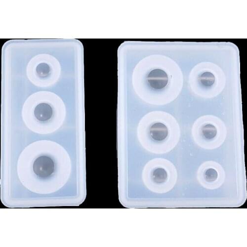 Transparent Silicone Mold for jewelry making ball beads 9mm-25mm epoxy Resin Silicone Mould diy handmade Craft charms