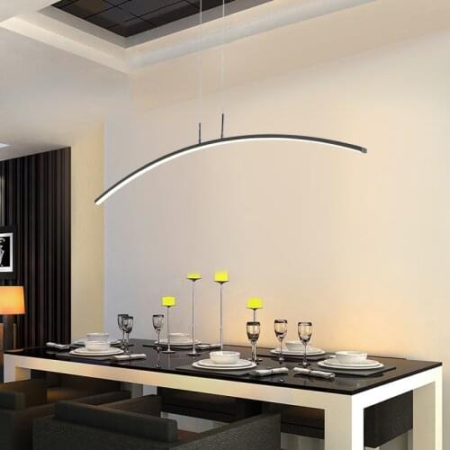 Modern minimalism LED Pendant Lights For Dining room Kitchen Bar Hanging Lighting Office Pendant Lamp luminaria AC100-265V