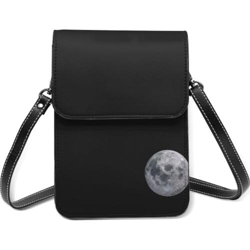 Solar Shoulder Bag Stylish Leather Work Mobile Phone Bag Student Gifts Bags