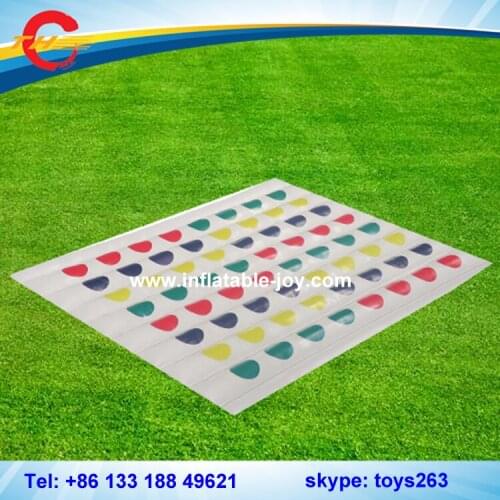3x3m pvc tarpaulin material twister mat / Classic Twister Game / Newest Twister Board Game English Version Party/Family Game