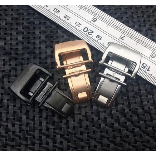 Top quality stainless steel Buckle size 20mm Watchband watch band strap buckle For Richard Watch Mille band Bracelet logo on