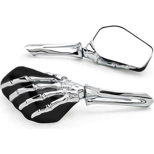 Brand new SKELETON HAND MOTORCYCLE MIRRORS FOR CRUISER SPORT BIKE CHOPPER MOTORBIKE REAR VIEW