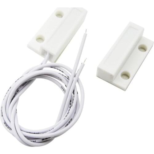 1pairs MC-38 1pcs Wired Door Window Sensor 330mm Wire Lengthen Randomly Magnetic Switch Home Alarm System N.C Type