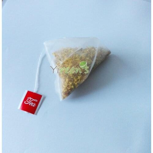 1000pcs/lot pyramid tea filters nylon tea bags 65 X 80mm Nylon filter bag, Single string with label, Transparent bags, free ship