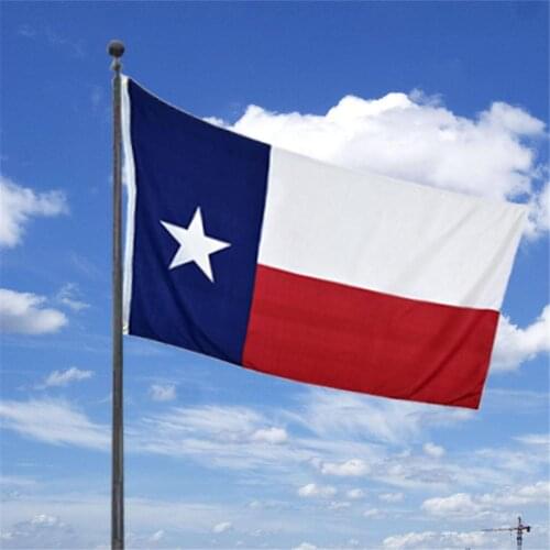 90*150cm/35.43*59.06in Texas Flag With Copper Grommets For Decoration Customized Texas Flag Accessories Dropshipping Wholesale