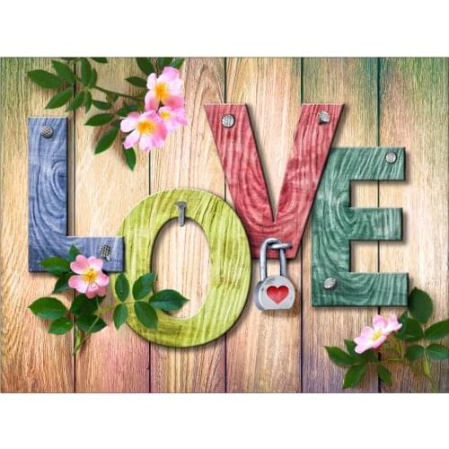 5D DIY Diamond Painting "Family Love Letter" Full Round Drill Diamond Embroidery Pattern Cross Stitch Mosaic Home DecorationGift