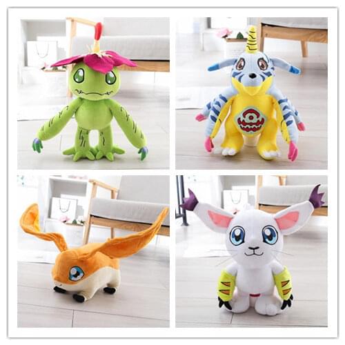 Digimon Plush Doll Cartoon Figure Palmon Agumon Gomamon Tailmon Stuffed Animals Kids Toys 12" 30 CM