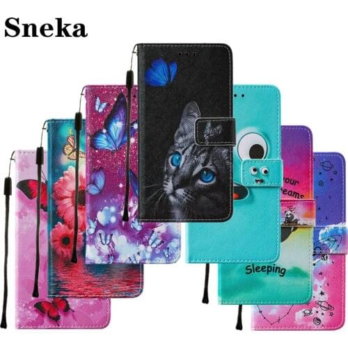 Case Fundas for Samsung Galaxy S21 Ultra Plus A42 A32 A52 A72 5G Wallet Card Holder Cover Painted Pattern Leather Flip Coque