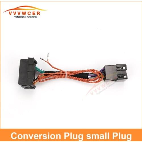 Decoder for RCD360 small plug conversion to large plug decoder for VW Golf Jetta Polo Tiguan Passat