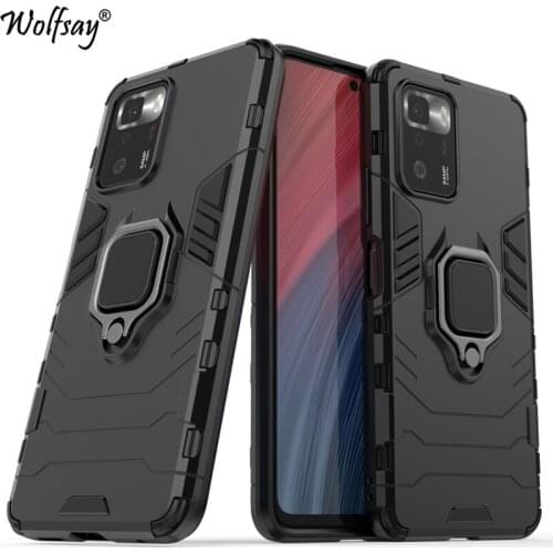 For Xiaomi Redmi Note 10 Pro 5G Case Armor Magnetic Suction Stand Full Cover For Redmi Note 10 Pro Case For Redmi Note 10 Pro 5G