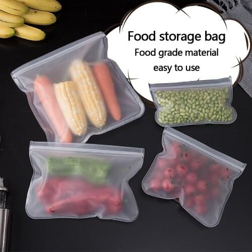 Home Food Preservation Bag Refrigerator Food Storage Bag fFruit And Vegetable Sealed Bag Reusable Fresh Bag Kitchen Tools