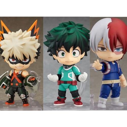 Anime My Hero Academia Figure Bakugou Katsuki Todoroki Shouto 705 & Midoriya Izuku 686 Boku 1112 Action Figure Model Toys Gift