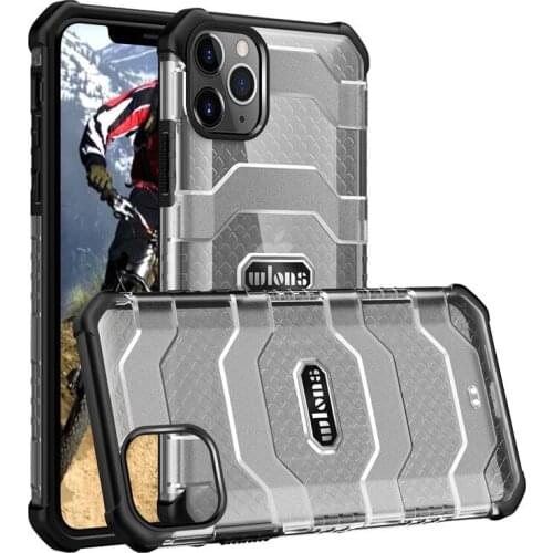 Fashion All-inclusive Airbag Anti-fall TPU PC Transparent Phone Case for iPhone 12 mini 11Pro XR XS MAX 8 Plus Soft Phone Cover