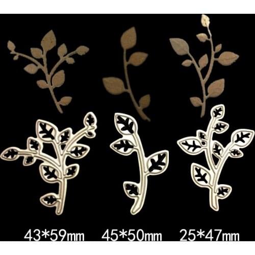 Natural plant tree leaves new cutting dies photo album scrapbooking dies metal Stencil Craft cut paper card Embossing