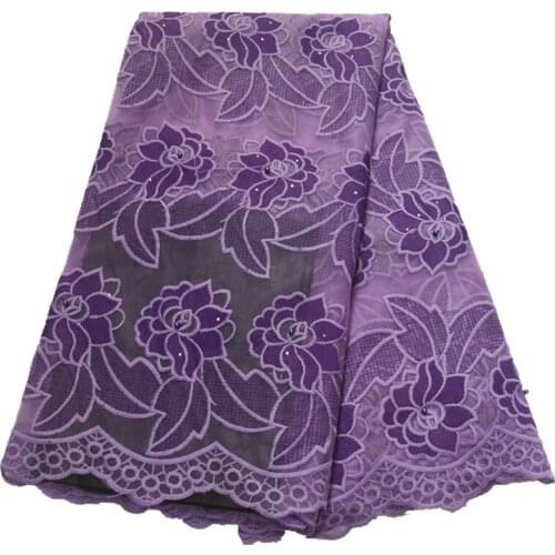 Latest african lace fabric 2019 high quality lace fabric nigerian french lace fabric with stones african fabric wholesale