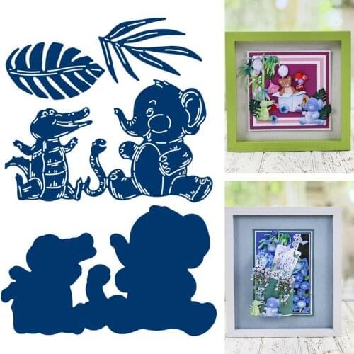 Safari Escape 2021 Arrival New Metal Cutting Dies Scrapbook Dariy Decoration Stencil Embossing Template DIY Maker Albums