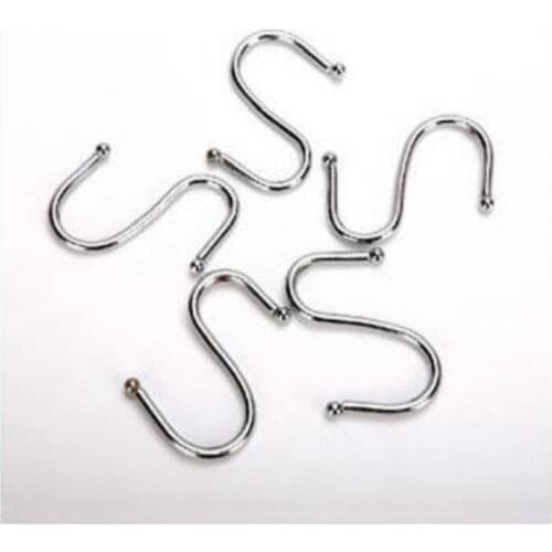 New Product Multi-functional Household Cleaning Stainless Steel Material Hook S-shaped Hook 10pcs/lot