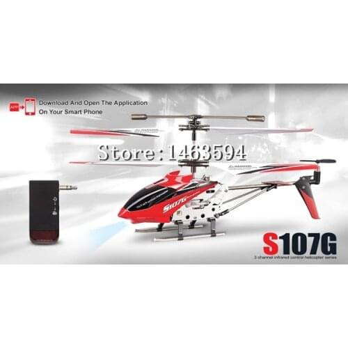 Original 3.5CH RC Helicopter with gyro Radio Control Metal Syma S107G S107 alloy fuselage R/C Helicopter