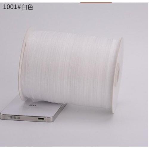 Cheap1000Yards/Roll 3mm Width Chiffon Ribbon Wedding Party Decor Gift Wrapping Christmas New Year Apparel Sewing Fabric Ribbon