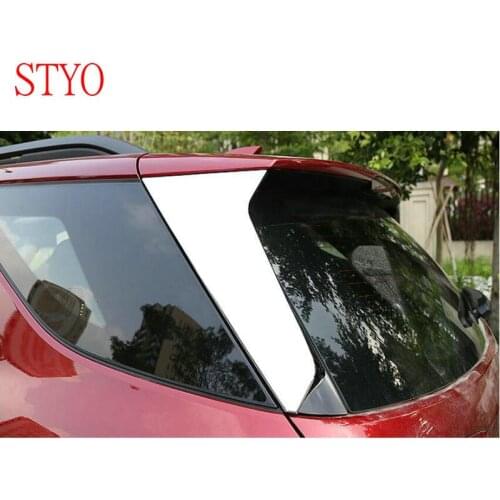 STYO Car ABS Chrome Rear Window Triangle Cover Trim For Chevrolet Equinox 2017 2018